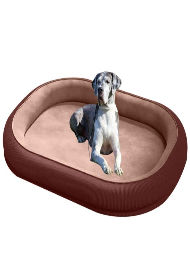 DRILLY First Class Fur XXXL Dog Bed for Extra Large Dogs Washable-Orthopedic Big Dog Beds | Big Breed | | Giant Human Dog Bed^^ (3XL) - Image 1